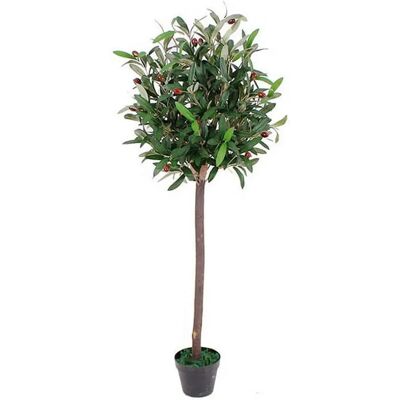 Leaf Design UK 120cm Artificial Olive Tree - Realistic, Potted, Green Leaf Design UK 120cm Artificial Olive Tree - Realistic, Potted, Green