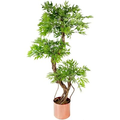 Leaf Design UK 140cm Copper green Realistic Artificial Ruscus Fruticosa Tree - Tree Leaf Design UK 140cm Copper green Realistic Artificial Ruscus Fruticosa Tree - Tree