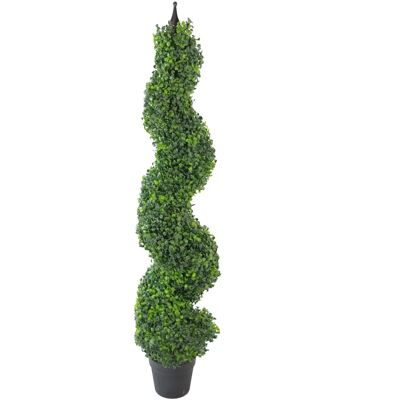 Leaf Design UK - Buxus Boxwood Spiral Tree - 120cm Leaf Design UK - Buxus Boxwood Spiral Tree - 120cm