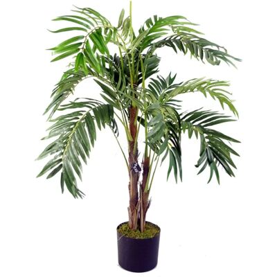 Genuine Leaf Design UK 120cm Leaf Large Artificial Palm Tree - Natural green - Artificial Plant Genuine Leaf Design UK 120cm Leaf Large Artificial Palm Tree - Natural green - Artificial Plant