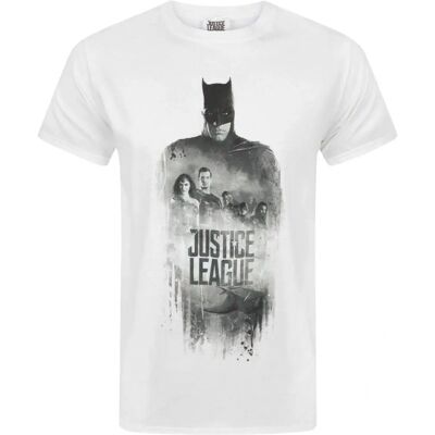 DC Comics Justice League White Men’s T-Shirt - T-Shirt DC Comics Justice League White Men’s T-Shirt - T-Shirt