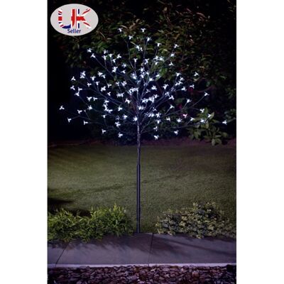 Spot On Dealz 4ft 128 White LED Light Blossom Christmas Tree - Christmas Tree Spot On Dealz 4ft 128 White LED Light Blossom Christmas Tree - Christmas Tree