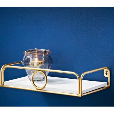 Spot On Dealz - G-0418 - 30cm - Metal Ring Design - Wall shelf Spot On Dealz - G-0418 - 30cm - Metal Ring Design - Wall shelf
