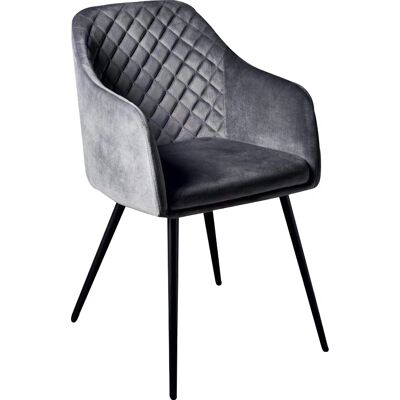 Spot On Dealz - G-0472 - Grey Velvet - Accent Chair - Chair Spot On Dealz - G-0472 - Grey Velvet - Accent Chair - Chair