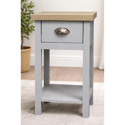 Spot On Dealz - End Table - Oak & Grey - Nightstand Spot On Dealz - End Table - Oak & Grey - Nightstand