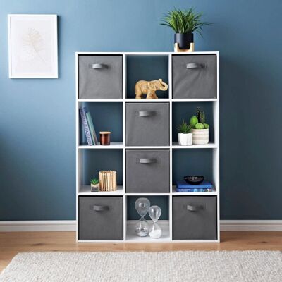 Spot On Dealz - 12-Cube Storage Unit - Wood - Bookcase Spot On Dealz - 12-Cube Storage Unit - Wood - Bookcase