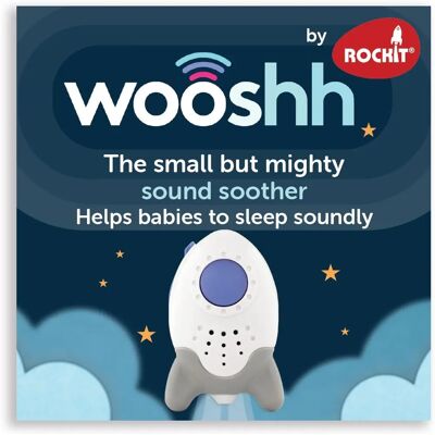 Rockit Wooshh Suoni Calmanti per Bambini - Portatile, Ricaricabile, Versatile Rockit Wooshh Suoni Calmanti per Bambini - Portatile, Ricaricabile, Versatile