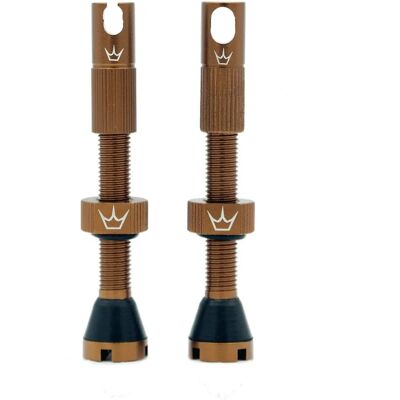 Peaty's Chris King MK2 Tubeless Valves - Bourbon / 42mm Valve Peaty's Chris King MK2 Tubeless Valves - Bourbon / 42mm Valve