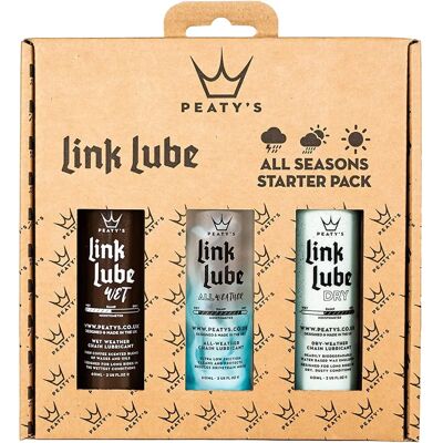 Peaty's LinkLube All Seasons Starter Pack - Kit d'Huiles pour Chaîne de Vélo - Publicité Peaty's LinkLube All Seasons Starter Pack - Kit d'Huiles pour Chaîne de Vélo - Publicité