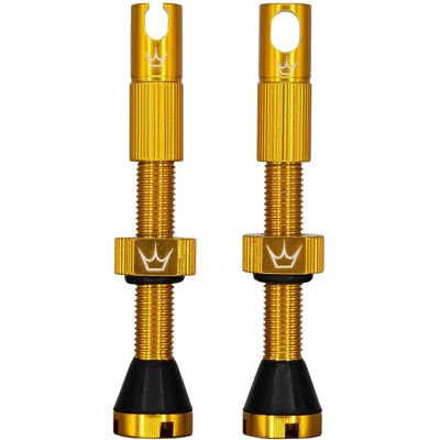 Peaty's x Chris King MK2 Tubeless Ventile - Gold / 42mm Peaty's x Chris King MK2 Tubeless Ventile - Gold / 42mm