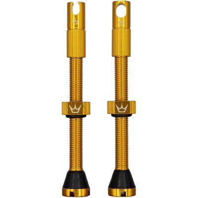 Válvulas sin cámara Peaty's MK2 - Oro - 60mm - Accesorio para bicicleta Válvulas sin cámara Peaty's MK2 - Oro - 60mm - Accesorio para bicicleta