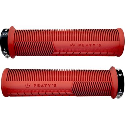 Peaty's Monarch Grip - Mushroom - Red Thin - Handlebar Grips Peaty's Monarch Grip - Mushroom - Red Thin - Handlebar Grips