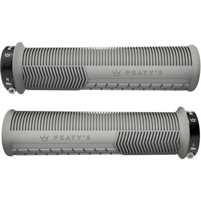 Peaty's Monarch Mushroom Handlebar Grips - Slate / Thin - Handlebar Grips Peaty's Monarch Mushroom Handlebar Grips - Slate / Thin - Handlebar Grips