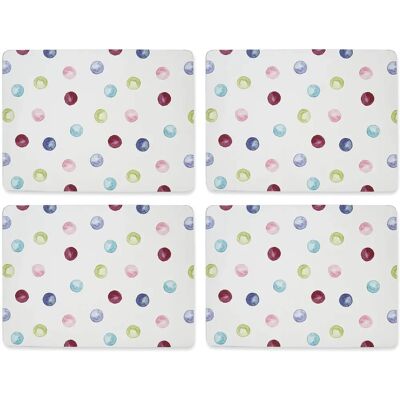 Cooksmart Multi Set of 4 Cork Placemats - Placements Cooksmart Multi Set of 4 Cork Placemats - Placements