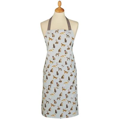 Cooksmart Curious Cats Apron Light Blue - Apron Cooksmart Curious Cats Apron Light Blue - Apron