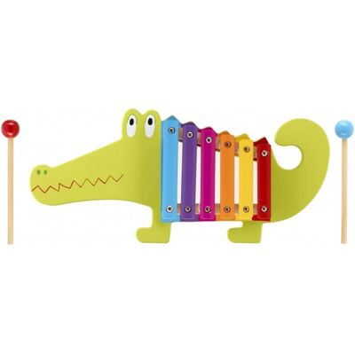 Giocattolo musicale in legno Orange Tree Toys 46019 - Xilofono coccodrillo Giocattolo musicale in legno Orange Tree Toys 46019 - Xilofono coccodrillo