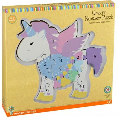 Orange Toy UK Einhorn Zahl Puzzle - Puzzle-Typ Orange Toy UK Einhorn Zahl Puzzle - Puzzle-Typ