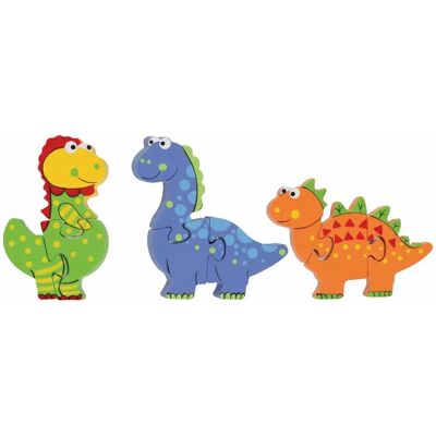 Orange Tree Toys - 46025 - 3-Stück - Tiere - Puzzle Orange Tree Toys - 46025 - 3-Stück - Tiere - Puzzle