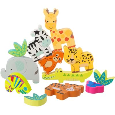 Orange Tree Toys Dschungel Tiere Holz Stapelspielzeug - Spielzeug Orange Tree Toys Dschungel Tiere Holz Stapelspielzeug - Spielzeug
