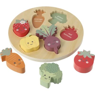 Orange Tree Toys Happy Veggies Puzzle - Puzzle Orange Tree Toys Happy Veggies Puzzle - Puzzle