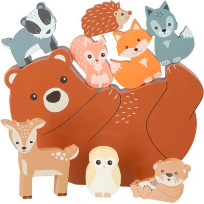 Orange Toy Waldtiere Balancier-Spiel - Holzspielzeug für Kleinkinder Orange Toy Waldtiere Balancier-Spiel - Holzspielzeug für Kleinkinder