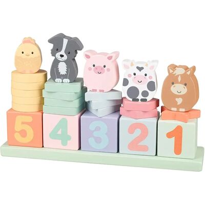 Orange Tree Toys Farmyard Animals Counting Game - Educational Toy for 1.5+ Children Orange Tree Toys Farmyard Animals Counting Game - Educational Toy for 1.5+ Children