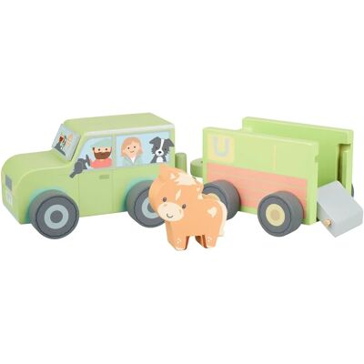 Orange Tree Toys Bauernhof 4x4 & Pferdebox - Spielzeugfahrzeug Orange Tree Toys Bauernhof 4x4 & Pferdebox - Spielzeugfahrzeug