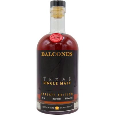 Whisky Single Malt Texas de Balcones - Primé, 53% ABV - Publicité Whisky Single Malt Texas de Balcones - Primé, 53% ABV - Publicité