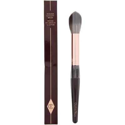 Charlotte Tilbury Powder & Sculpt Brush - Night Crimson & Rose Gold - Facial Brush - Professional Makeup Tool Charlotte Tilbury Powder & Sculpt Brush - Night Crimson & Rose Gold - Facial Brush - Professional Makeup Tool