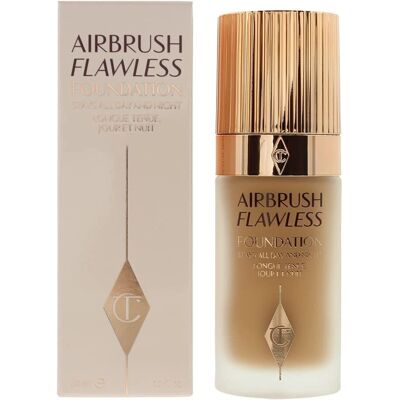 Charlotte Tilbury Airbrush Flawless Foundation - Full Coverage - 10 Warm - 30ml - Female Charlotte Tilbury Airbrush Flawless Foundation - Full Coverage - 10 Warm - 30ml - Female