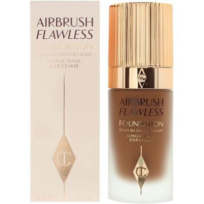 Base de maquillaje Airbrush Flawless de Charlotte Tilbury en 16 Neutral - Cobertura total - 30ml Base de maquillaje Airbrush Flawless de Charlotte Tilbury en 16 Neutral - Cobertura total - 30ml