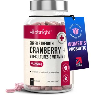 VitaBright - Cranberry Capsules 35000mg - Supplement VitaBright - Cranberry Capsules 35000mg - Supplement