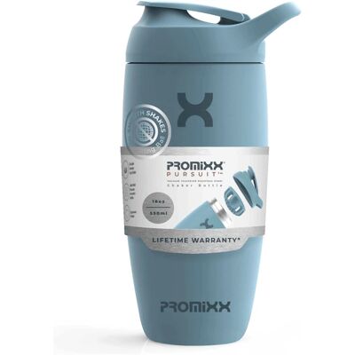 PROMiXX - Pursuit - Stainless Steel - 550ml - Shaker Bottle PROMiXX - Pursuit - Stainless Steel - 550ml - Shaker Bottle