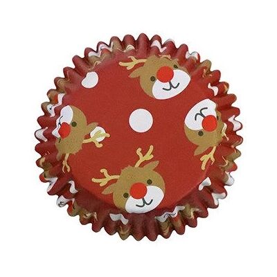 PME - BC804 - Aluminium - Design Renne - caissettes à cupcakes PME - BC804 - Aluminium - Design Renne - caissettes à cupcakes
