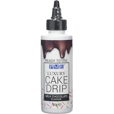 PME Glazura cu lapte Drip în tub - ciocolată cu lapte 150 g PME Glazura cu lapte Drip în tub - ciocolată cu lapte 150 g