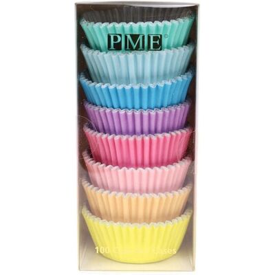 Moule à pâtisserie PME BC952 - Lot de 100 moules à muffins pastel Moule à pâtisserie PME BC952 - Lot de 100 moules à muffins pastel