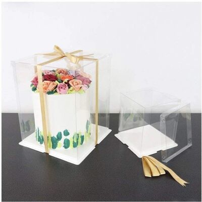Cakesupplies Cake Box - Transparent - 5 Sizes Cakesupplies Cake Box - Transparent - 5 Sizes