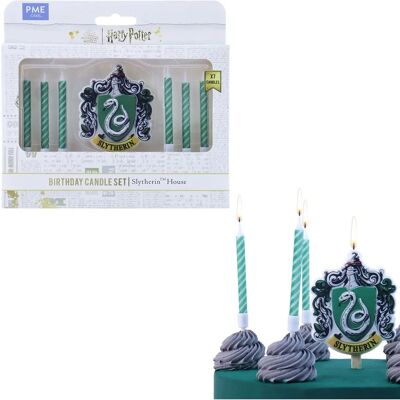 PME - HPH112 - Slytherin - Vert - Bougies pour gâteau PME - HPH112 - Slytherin - Vert - Bougies pour gâteau
