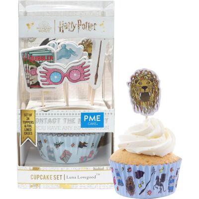 Luna Lovegood Dekorationsset für Cupcakes - Toppers & Kapseln Luna Lovegood Dekorationsset für Cupcakes - Toppers & Kapseln