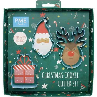 PME Santa Ausstechset - Weihnachten - Blau PME Santa Ausstechset - Weihnachten - Blau