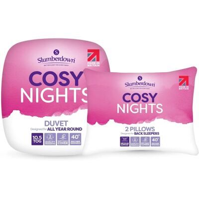 Slumberdown - Cosy Nights - 10.5 Tog - White King - Duvet Slumberdown - Cosy Nights - 10.5 Tog - White King - Duvet