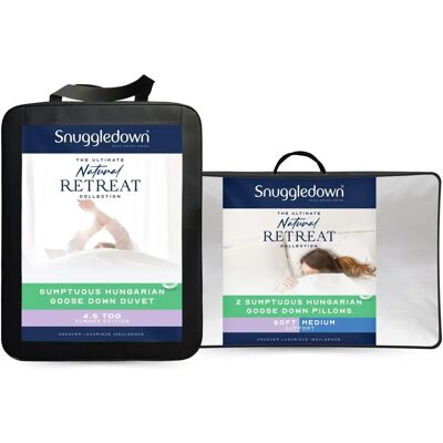 Snuggledown Hungarian Goose Down 4.5 Tog Summer Duvet - Super King Snuggledown Hungarian Goose Down 4.5 Tog Summer Duvet - Super King