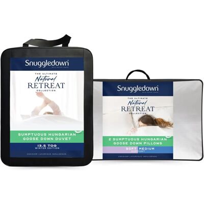 Snuggledown Hungarian Goose Down 13.5 Tog Winter Duvet - King Snuggledown Hungarian Goose Down 13.5 Tog Winter Duvet - King