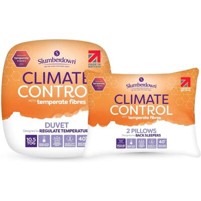 Slumberdown Slumberdown Climate Control 10.5 Tog All Year Round Duvet - White - King Slumberdown Slumberdown Climate Control 10.5 Tog All Year Round Duvet - White - King