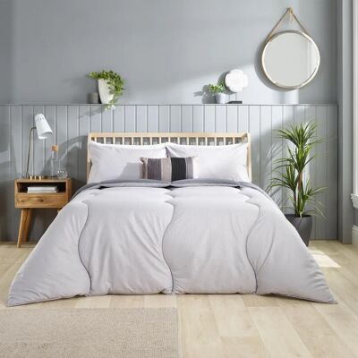 Slumberdown Brand Coverless Comfort Waffle Duvet - All Seasons, 10.5 Tog, Multi, Single Slumberdown Brand Coverless Comfort Waffle Duvet - All Seasons, 10.5 Tog, Multi, Single