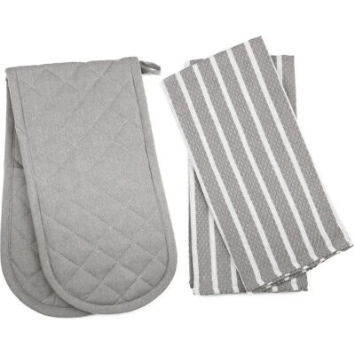 Set Gant de Four et Serviette Penguin Home - 100% Coton - Doux, Résistant et Très Absorbant Set Gant de Four et Serviette Penguin Home - 100% Coton - Doux, Résistant et Très Absorbant