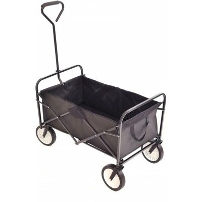 Oypla Black Heavy Duty Foldable Garden Trolley - Garden Trolley Oypla Black Heavy Duty Foldable Garden Trolley - Garden Trolley