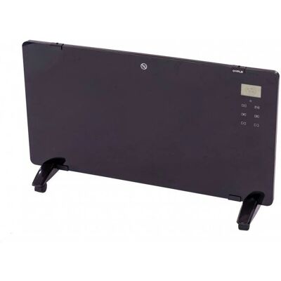 Oypla - 2000W Black Glass - Free Standing/Wall Mounted - Convector - Panel Heater Oypla - 2000W Black Glass - Free Standing/Wall Mounted - Convector - Panel Heater