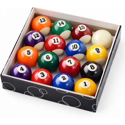 Oypla - UK Regulation 16 Spots and Stripes Pool Ball Set Oypla - UK Regulation 16 Spots and Stripes Pool Ball Set