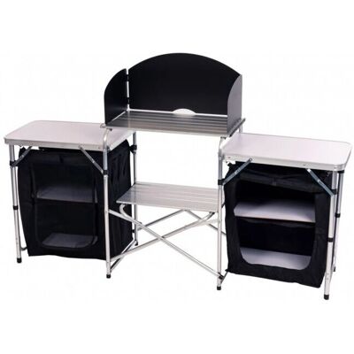 Oypla - Large Portable Folding Outdoor Aluminium - Work Top Oypla - Large Portable Folding Outdoor Aluminium - Work Top